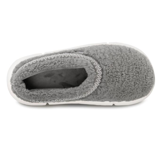 totes® Ladies Icons Cloud Borg Swept Back Mule Grey Extra Image 4
